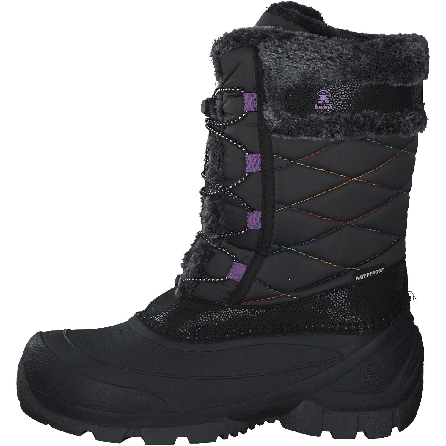 Kamik Star 3 NF4309, Winterstiefeletten, charcoal/orchid