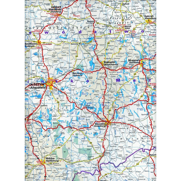 Reise Know-How Landkarte Polen, Nord  1 : 350.000 - Straßenkarte