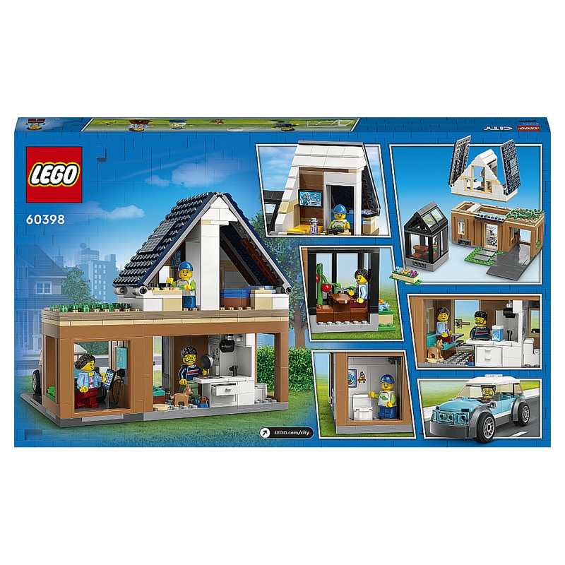 60398 La maison familiale et la voiture électrique, LEGO City