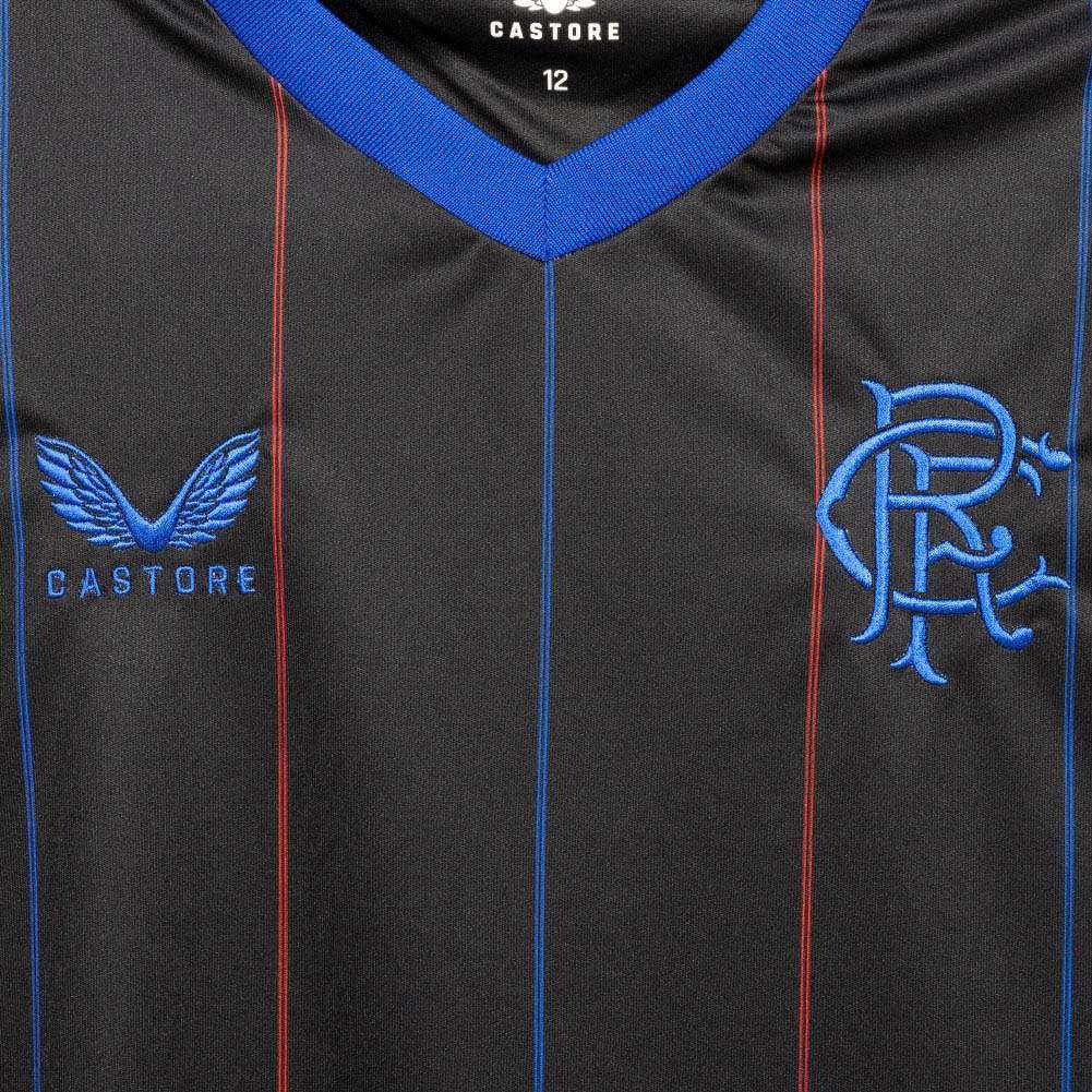 Glasgow Rangers FC CASTORE Damen Auswärts Trikot TF0556NS-BLACK
