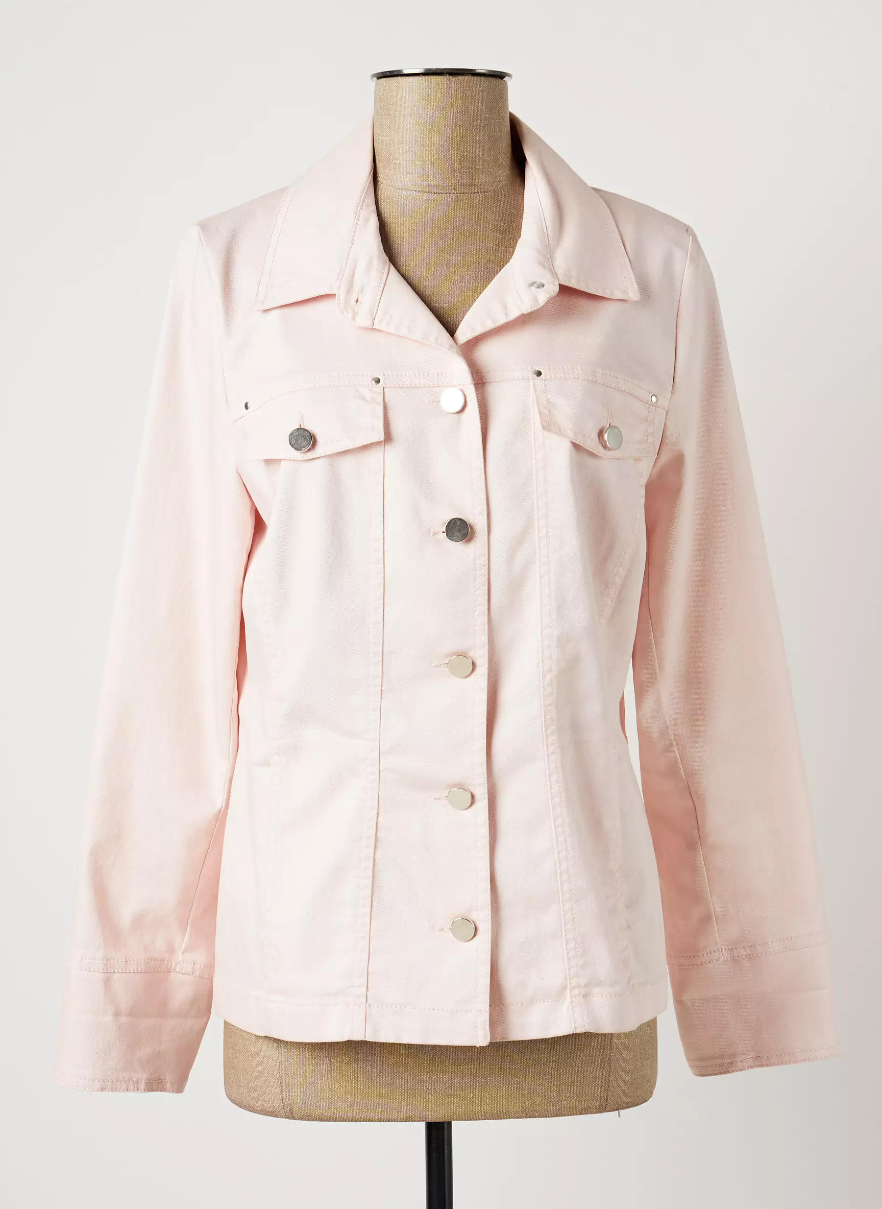 Pauporte Vestecasual Femme couleur rose
