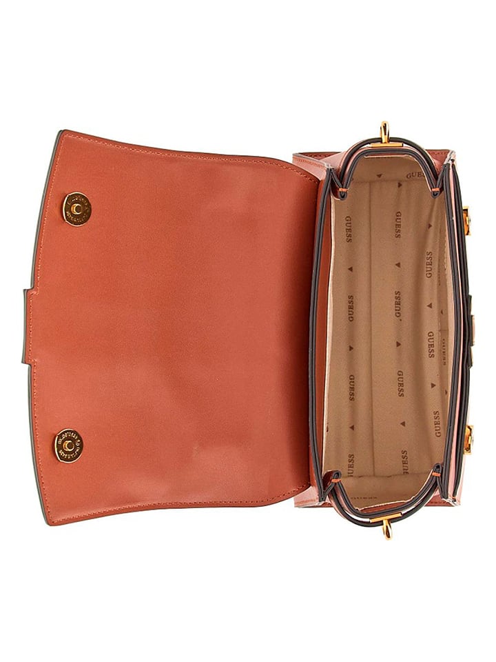 Guess Henkeltasche in Cognac - (B)23 x (H)18 x (T)9 cm günstig kaufen onesize