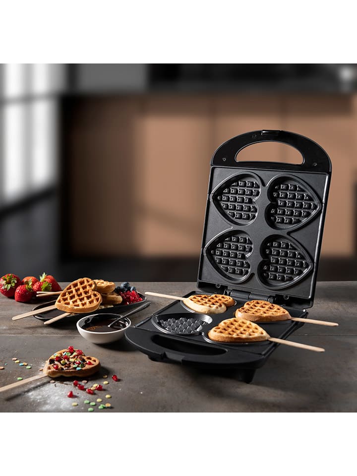 bESTRON Waffeleisen in Schwarz günstig kaufen onesize
