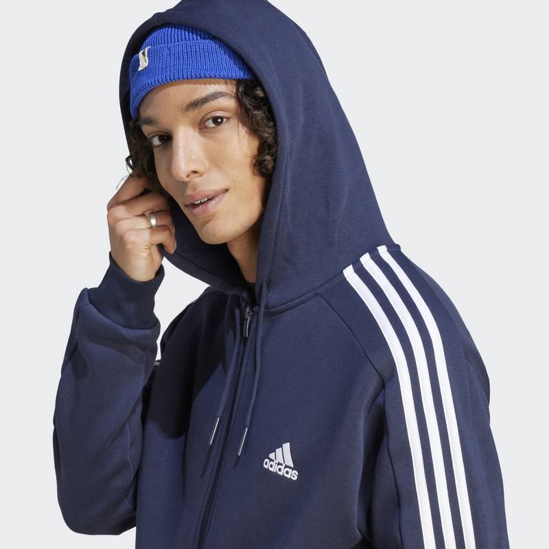 adidas Essentials 3-Streifen Kapuzenjacke Sweatjacke Herren