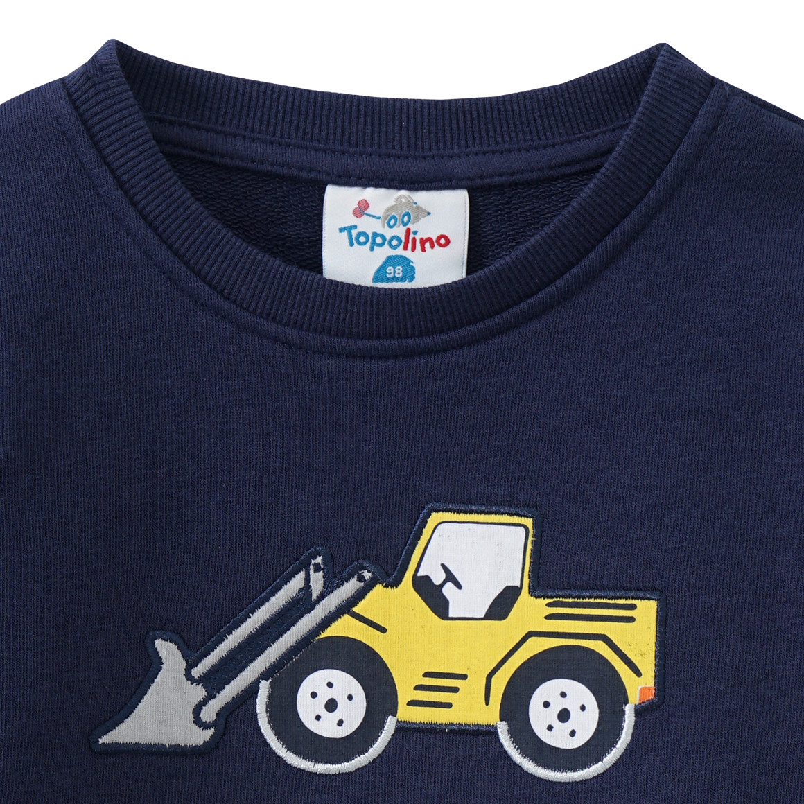 Kinder Sweatshirt mit Radlader-Applikation