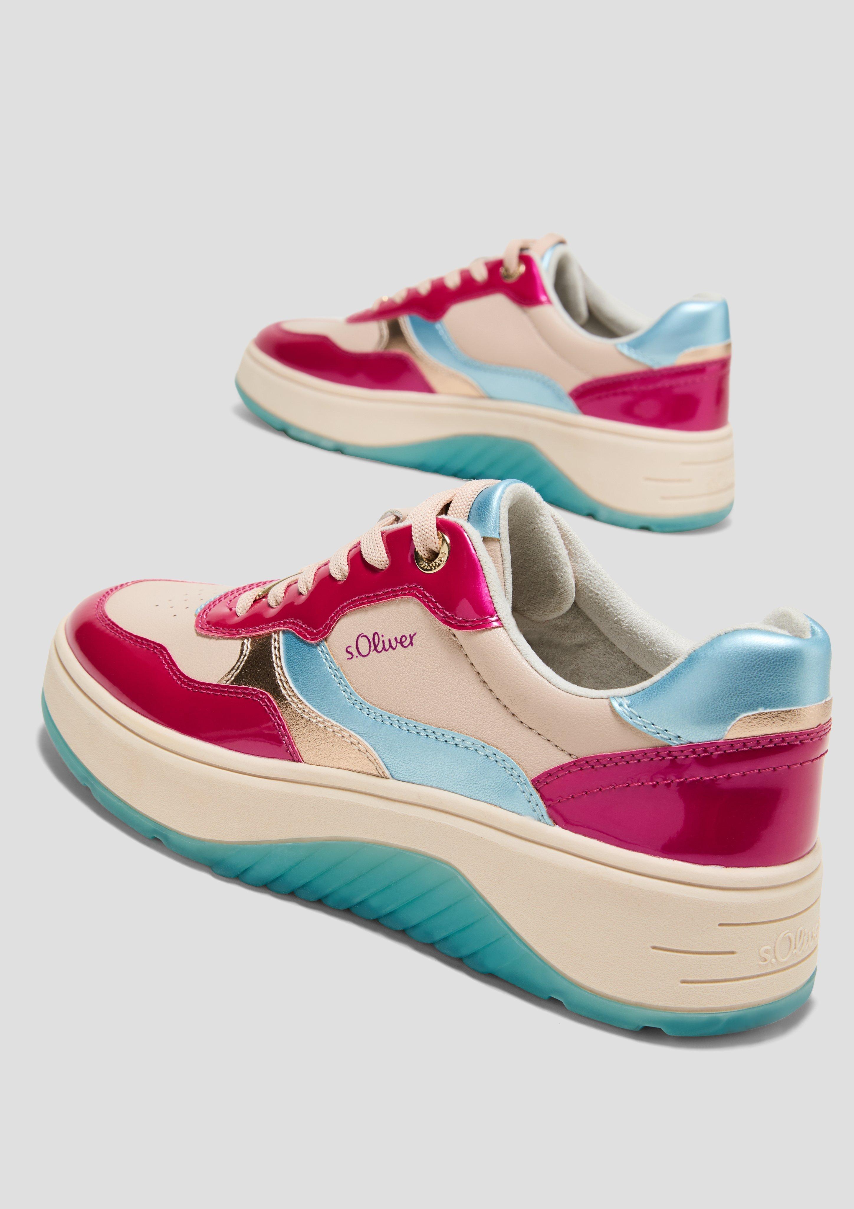 Sneaker mit modischem Clour-Blocking  6008841-532