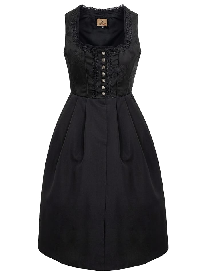 Gwandler Dirndl SYLVI in schwarz günstig kaufen