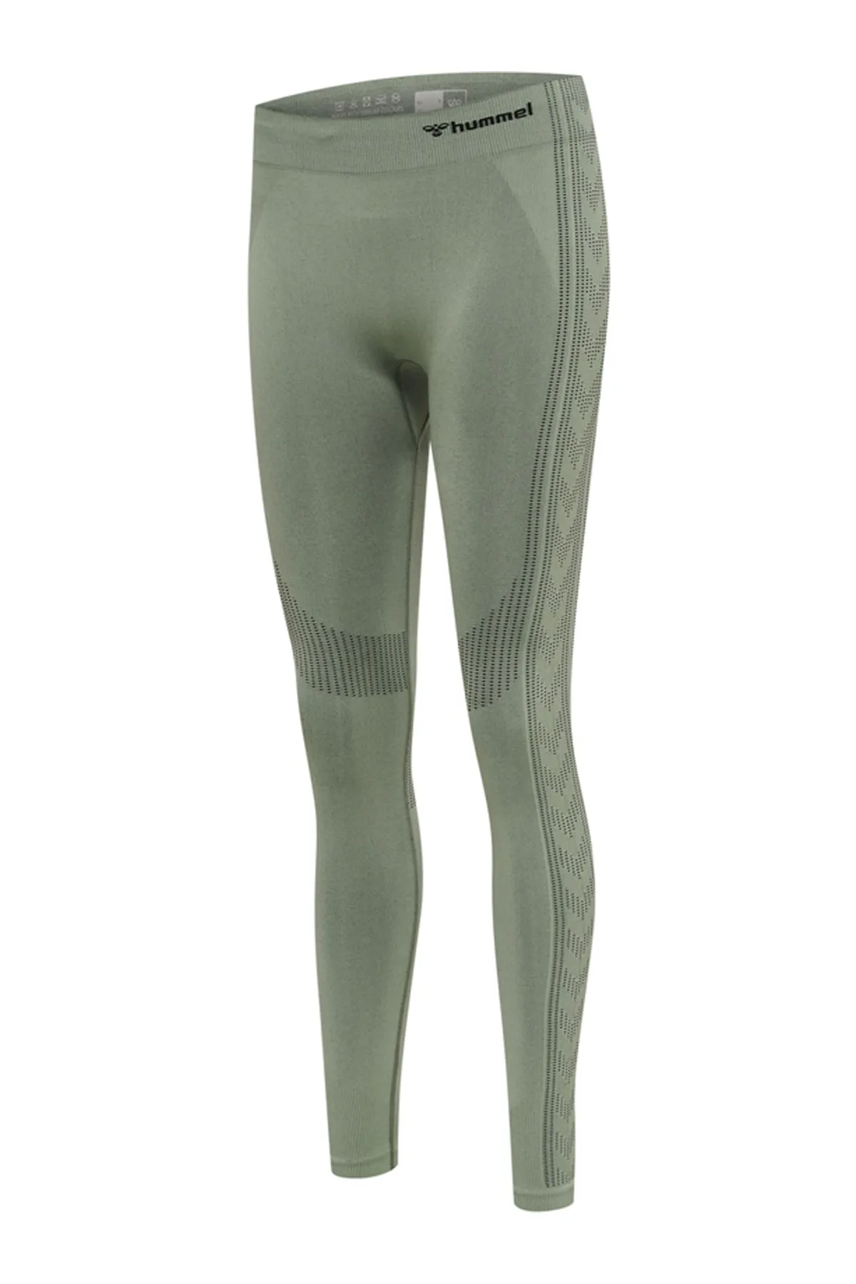 hummel  Sport-Leggings - Grün - Mittlerer Bund