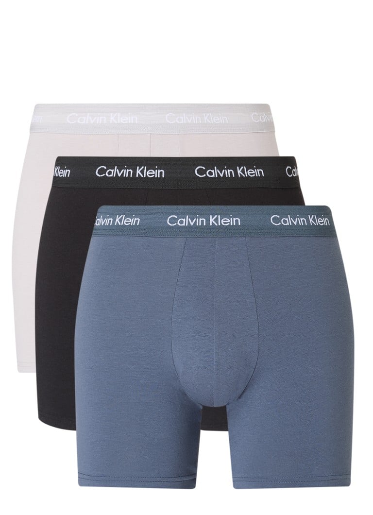 Calvin Klein Boxer Shorts with logo waistband in a 3-pack