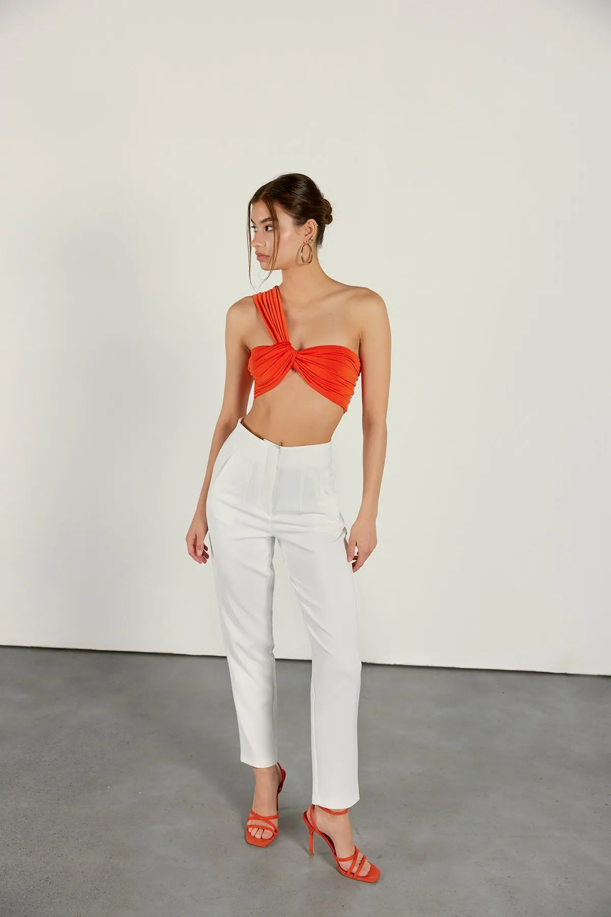 VATKALI  Hose mit hoher Taille