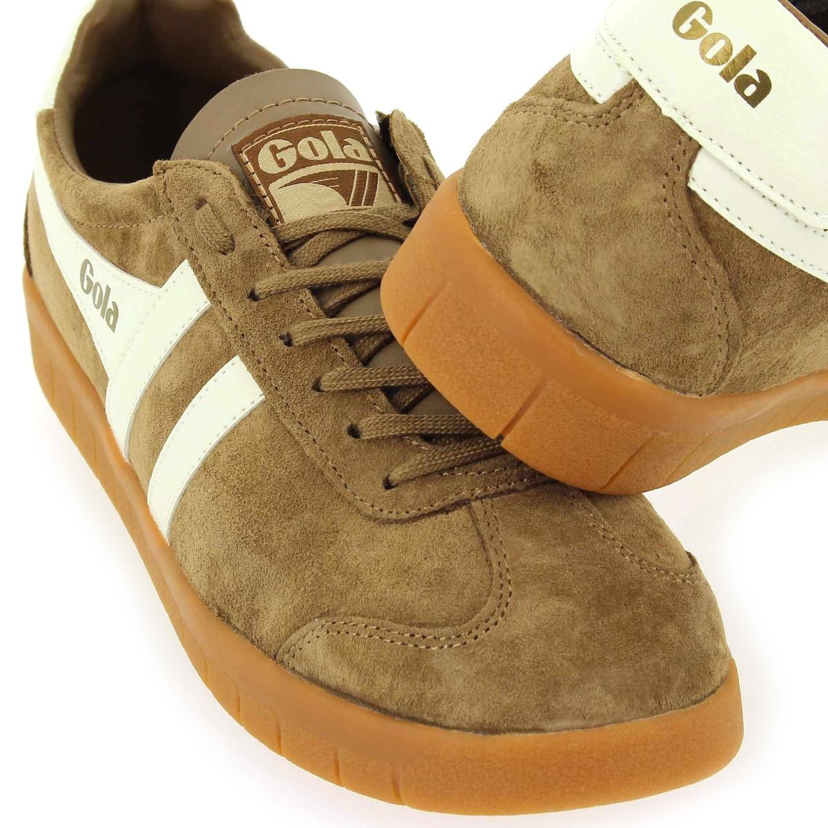 Gola  HURRICANE SUEDE CMB046 - Tabac Écru