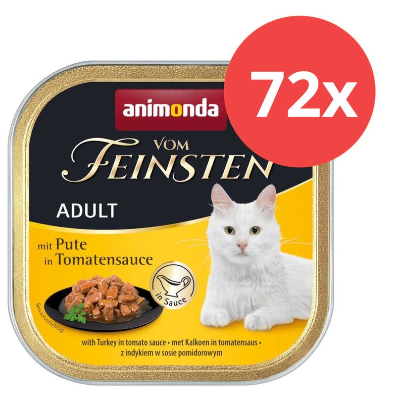 animonda vom Feinsten Adult NoGrain in Sauce 72 x 100 g | bitiba