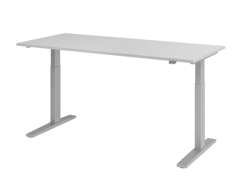 Hammerbacher Sitz-Stehschreibtisch VXMKA19/5/S Grau 1800 x 800 mm