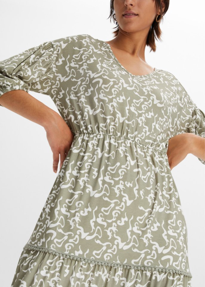 Maxikleid mit Cut-Out