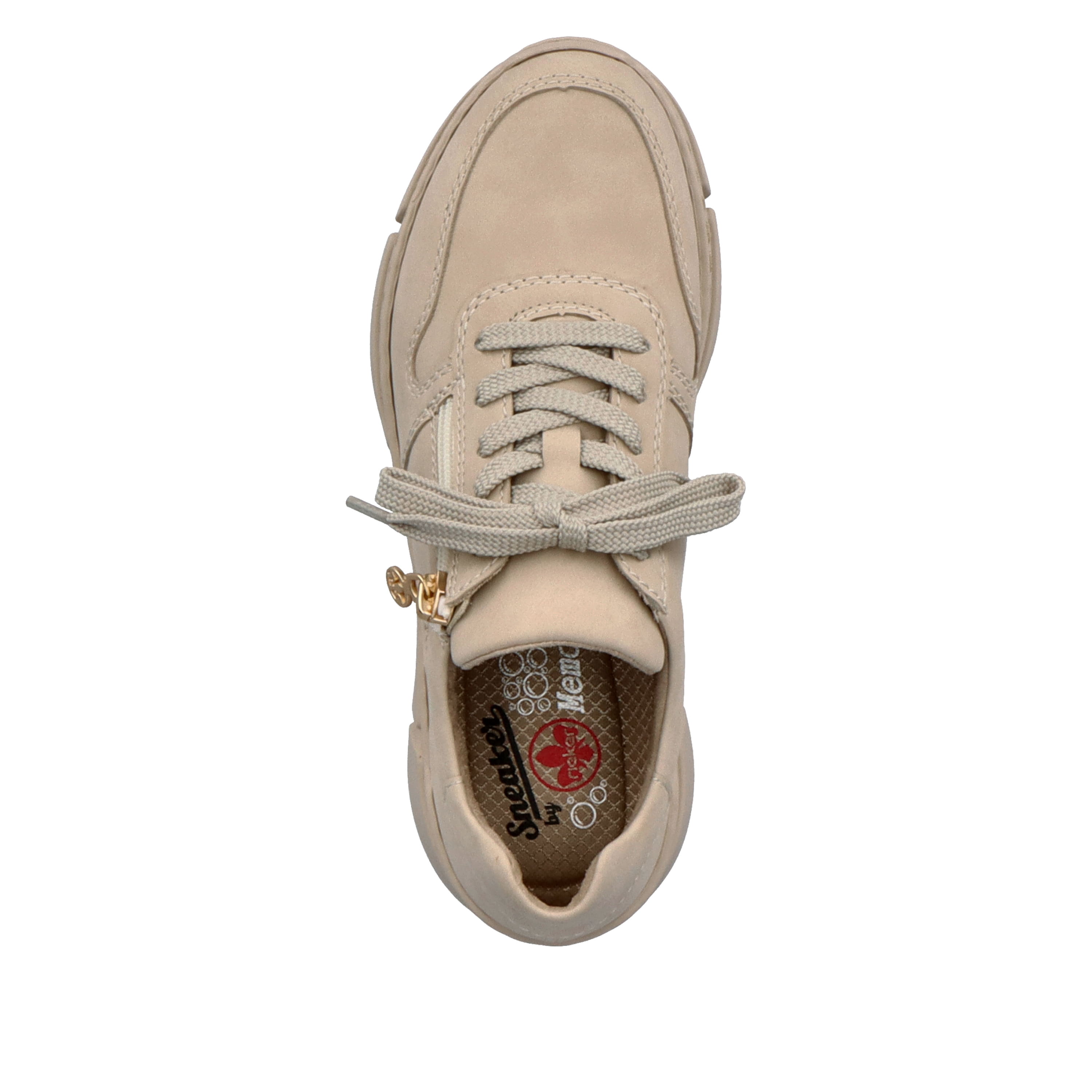 Rieker Damen Sneaker Low cremebeige