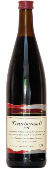 Traubensaft rot - Wein- und Sektgut Schreier