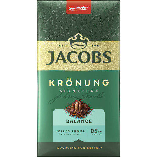 Jacobs Krönung Kaffee Balance gemahlen 500G