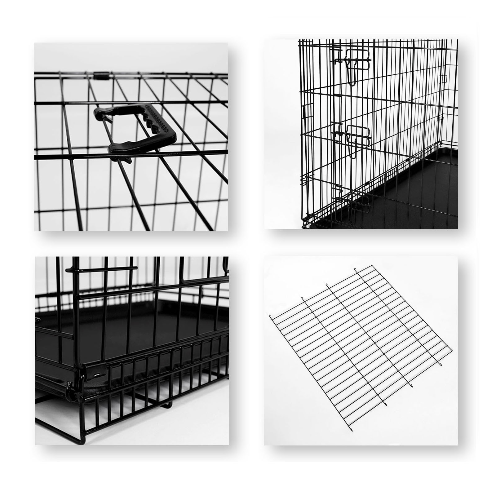 Lionto Transportboxen & Gitterboxen Lionto Hundetransportkäfig Tiertransportbox Hundebox Größe (S) 45x31x36 cm XXL