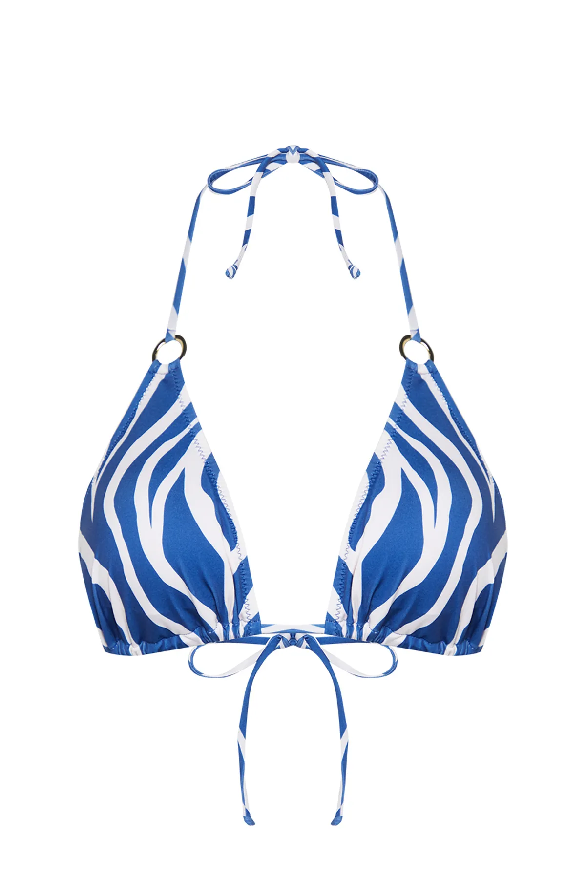 Trendyol Collection  Bikinioberteil mit Tiermuster und Triangel-Accessoires TBESS24BU00157