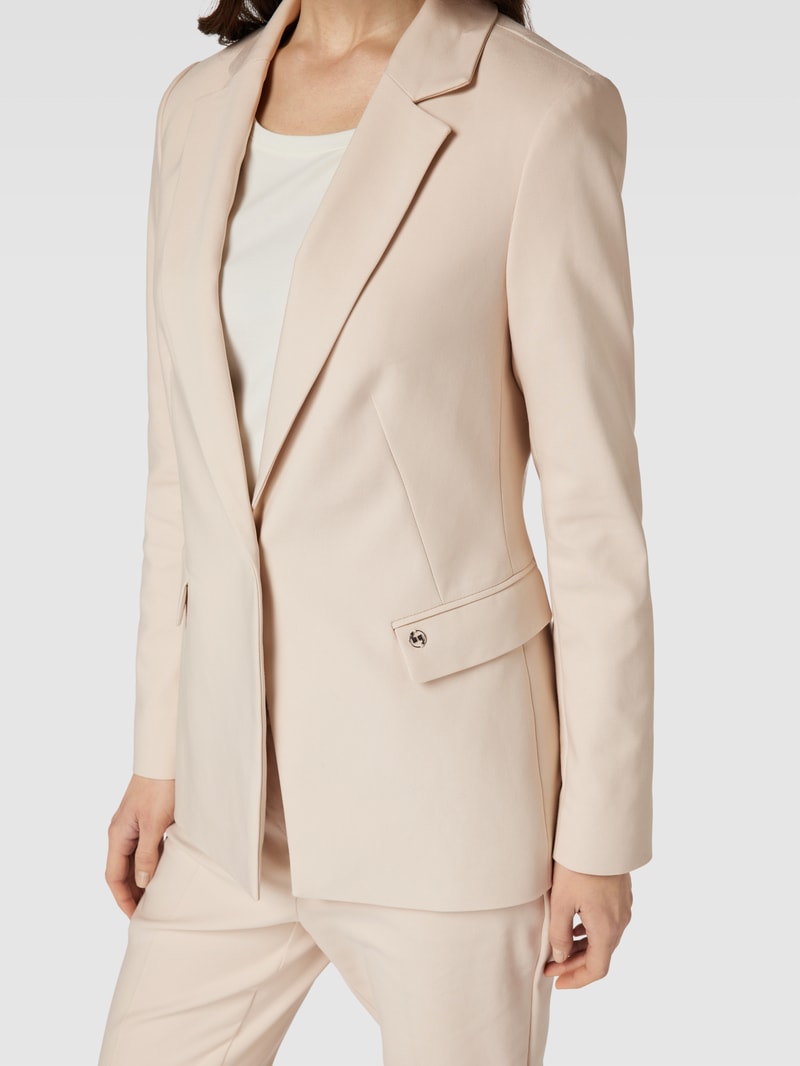 Blazer mit Knopfverschluss in sand