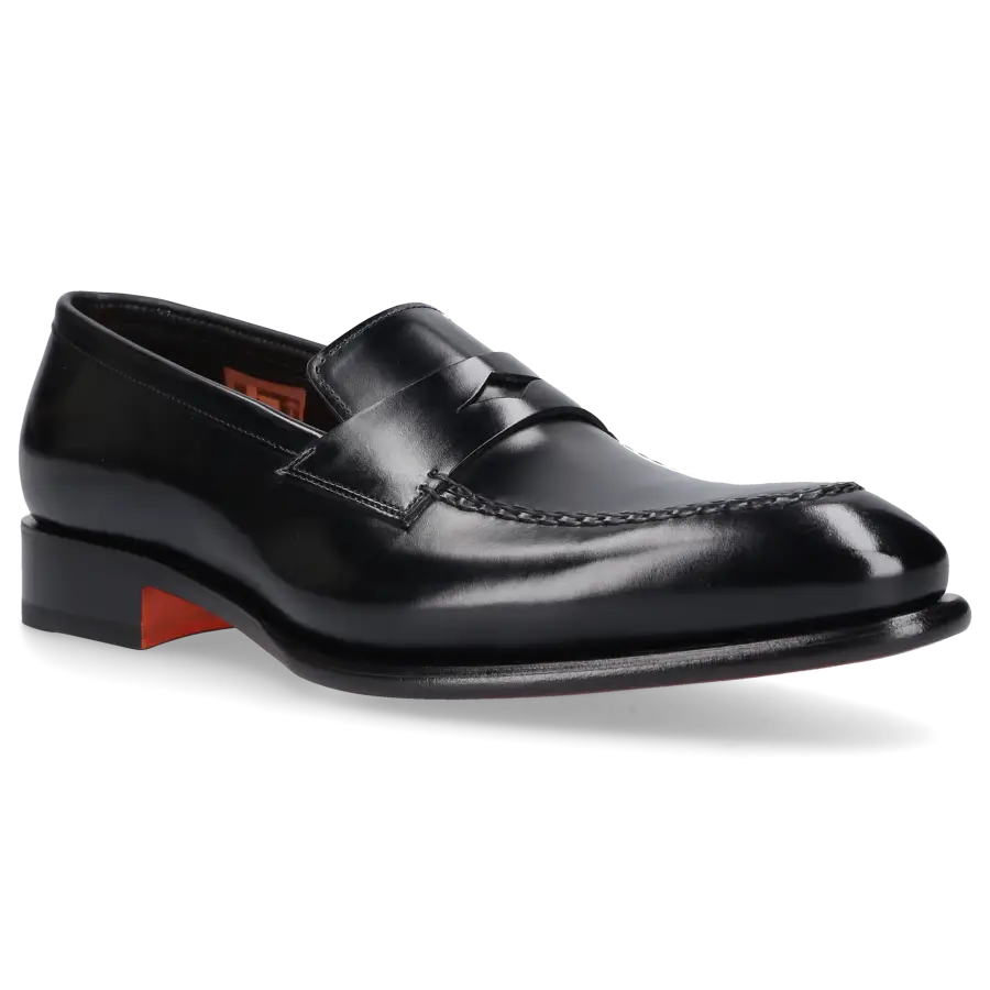 Santoni - Loafer 18740 Kalbsleder - schwarz