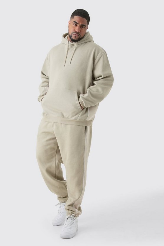 Plus Oversize Colorblock Trainingsanzug