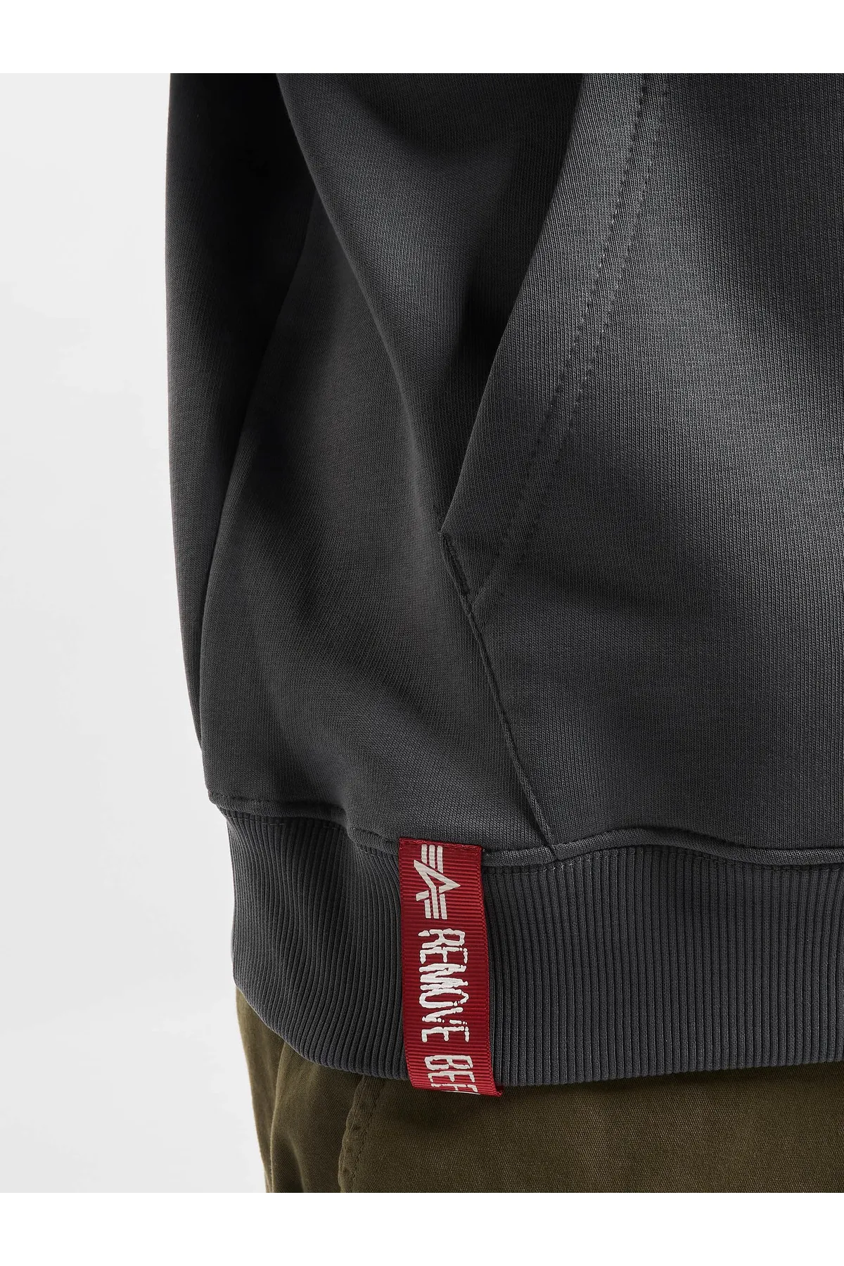 Alpha Industries  Sweatshirt - Grau - Regular Fit