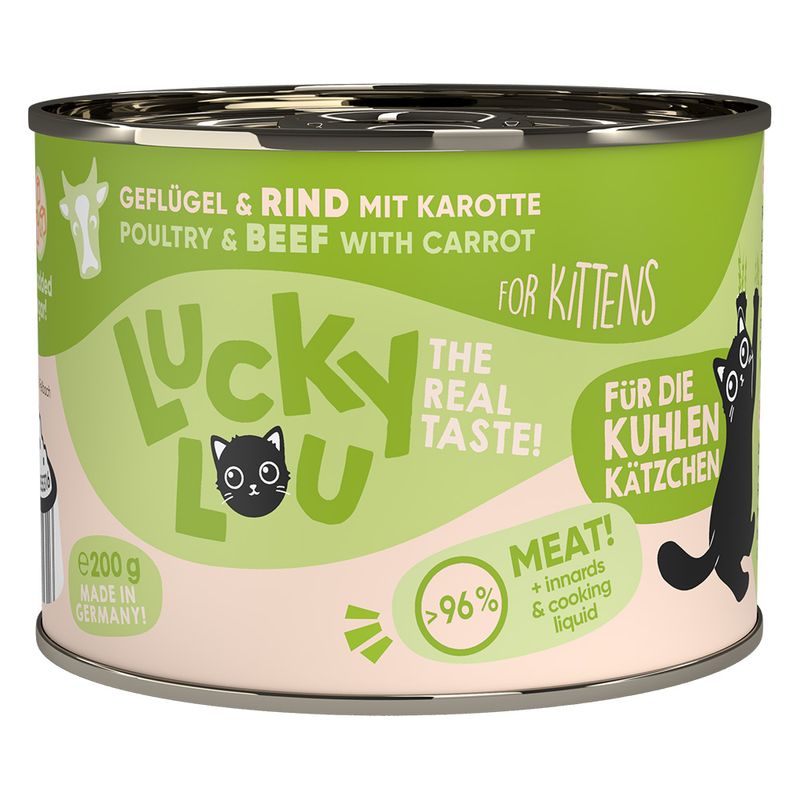 Sparpaket Lucky Lou Lifestage Kitten 24 x 200 g