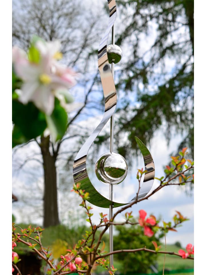 kobolo Gartendekoration DROPS in Silber günstig kaufen onesize