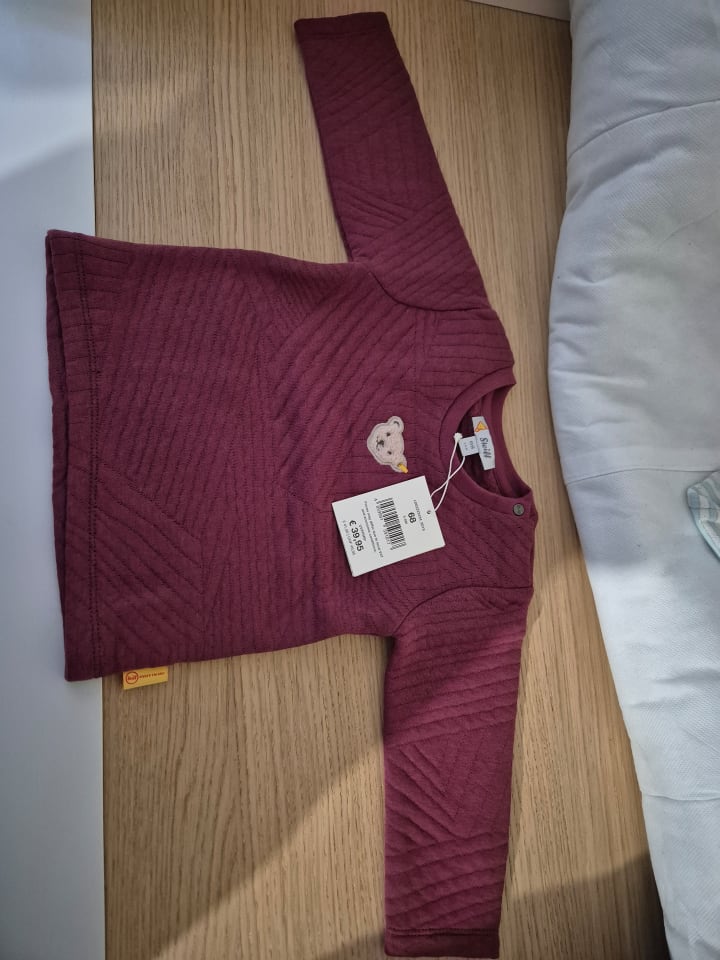 Steiff Sweatshirt in Bordeaux günstig kaufen 68
