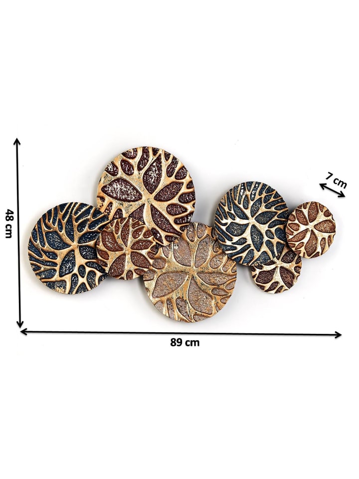kobolo Metallbild LIFE in Gold günstig kaufen onesize