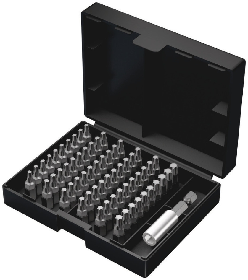 Wera 05057909001 Bit-Safe 61 Universal 4-bitssæt, 61 dele