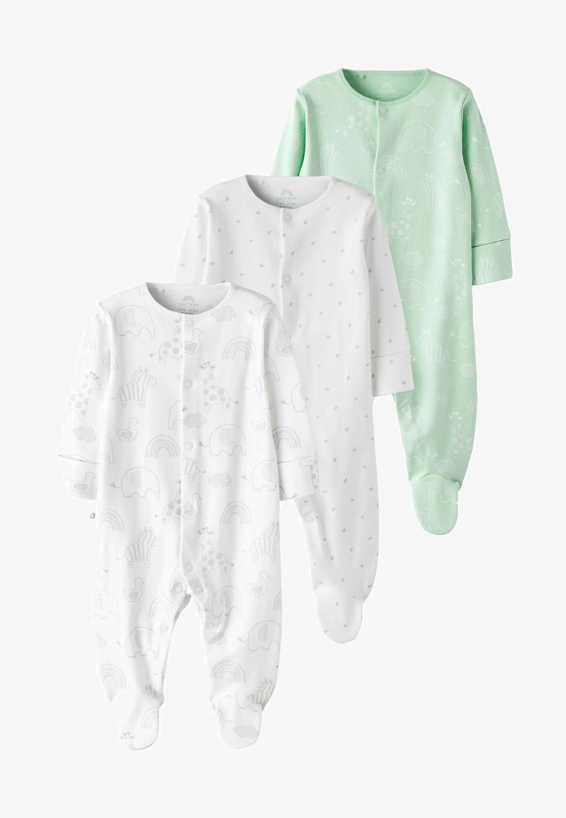 Próximos PIJAMAS ESENCIALES DE ALGODÓN PARA BEBÉ (PAQUETE DE 3) - Mono