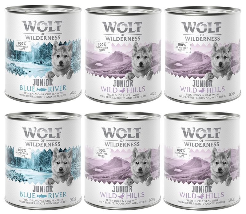 Probierpaket Wolf of Wilderness Nassfutter