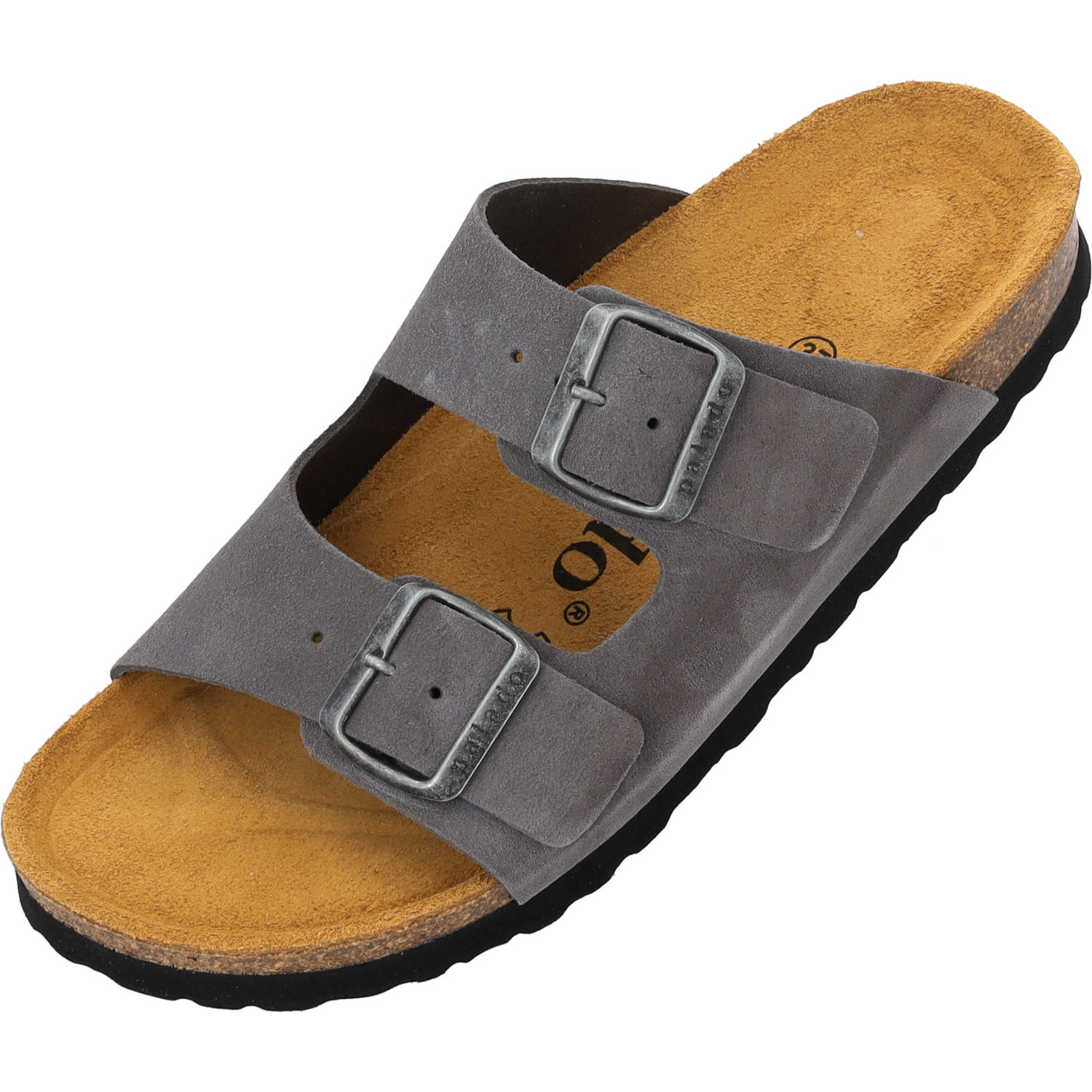 Palado Korfu Premium Leather, Pantoletten, Damen, Grau
