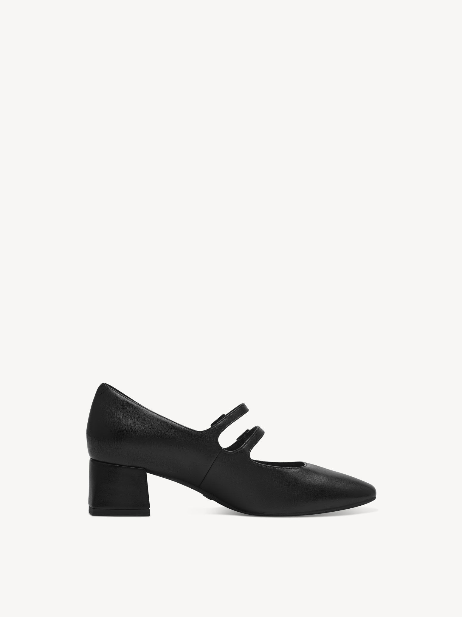 Escarpin en cuir - noir