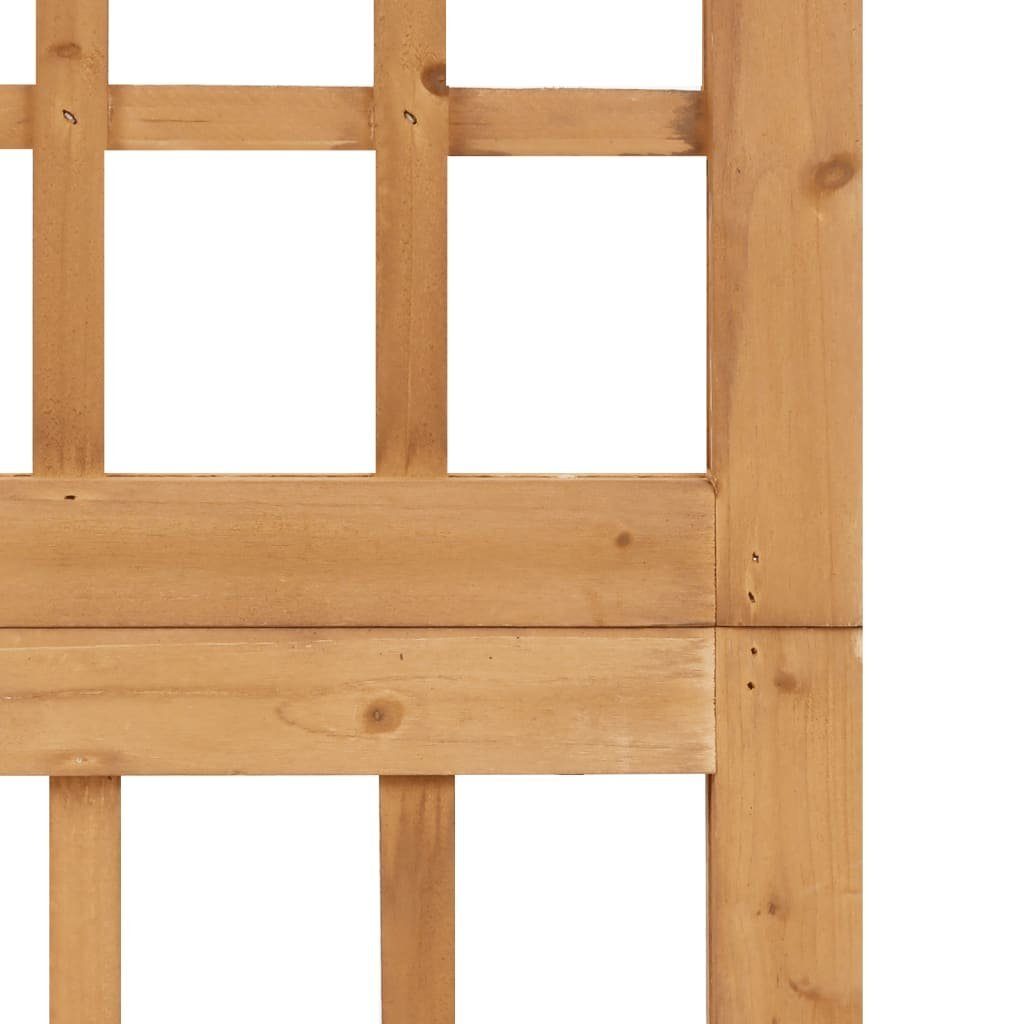 vidaXL Raumteiler 3-tlg. Paravent/Spalier Massivholz Tanne 121x180,5 cm, 1-tlg.