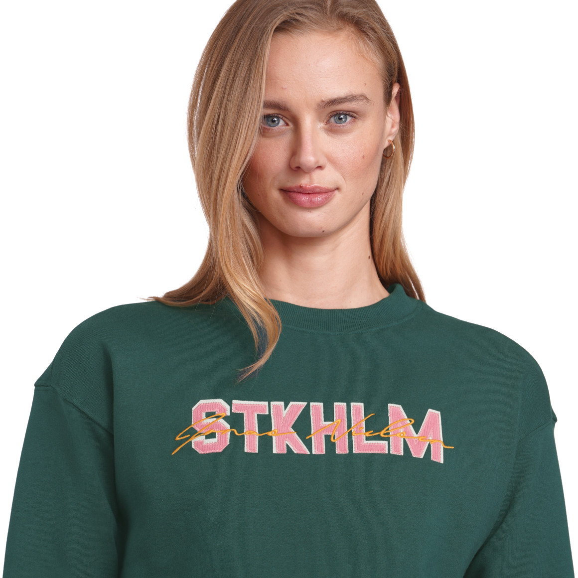 Damen Sweatshirt mit Stickerei