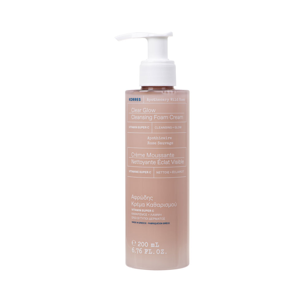 korres Crème Moussante Nettoyante Eclat Visible Nettoyant Visage