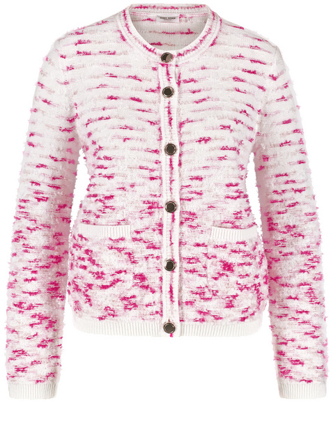 Strickjacke mit Fransen