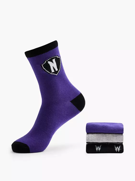 Wednesday 3er Pack Socken