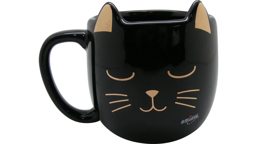 MIAOU Tasse schwarz/gold schwarz-gold