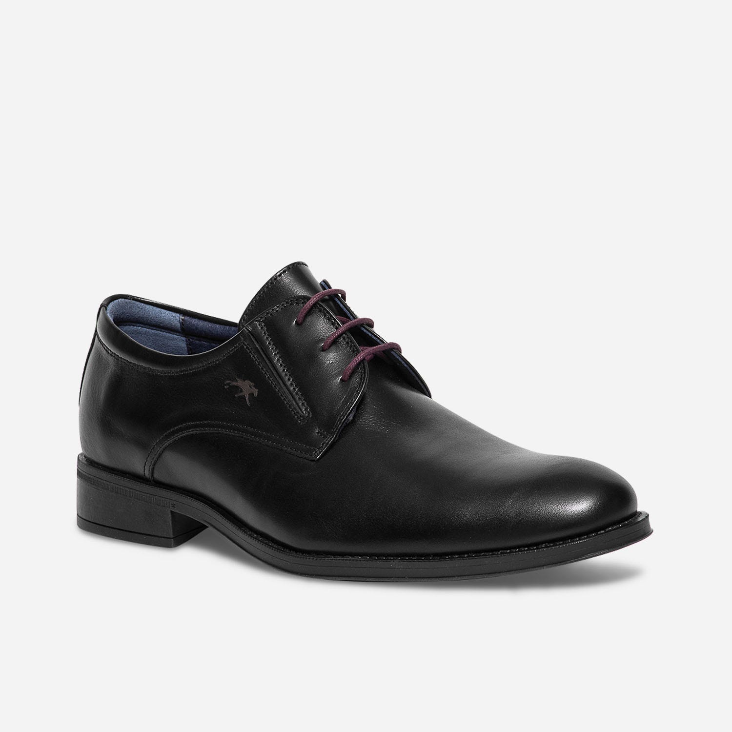 Derby Fluchos Herdcles cuir noir