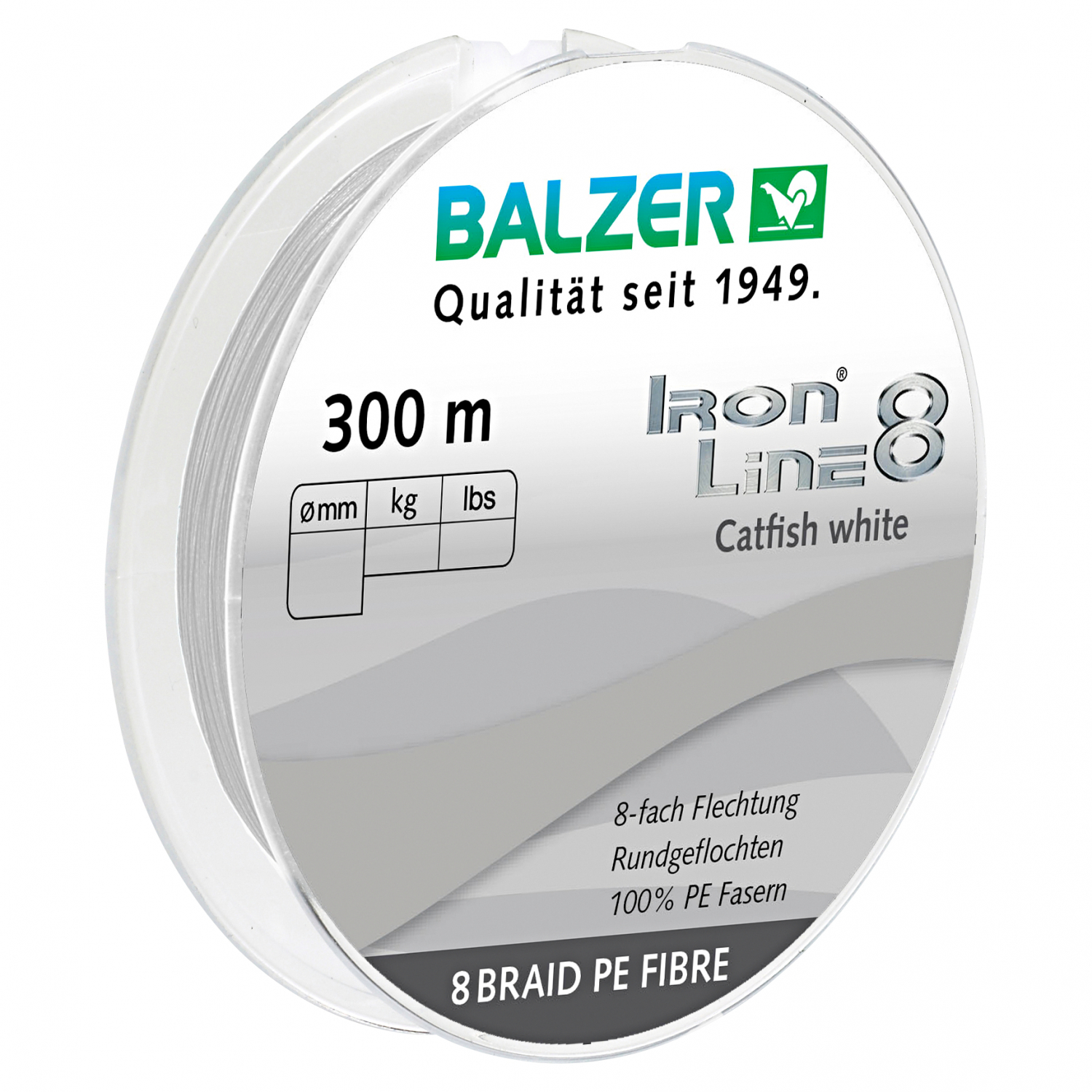 Balzer Angelschnur Iron Line Catfish (weiß, 300 m)