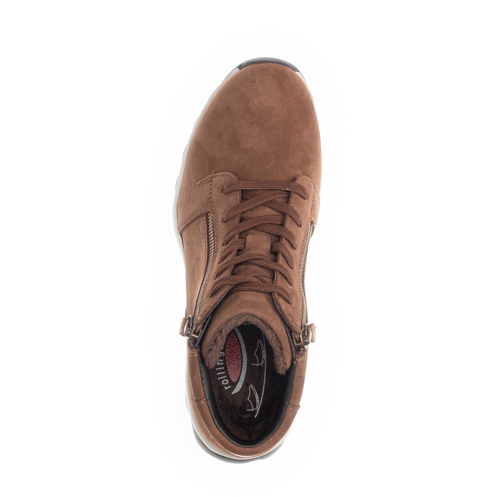 rollingsoft Schnürstiefelette braun