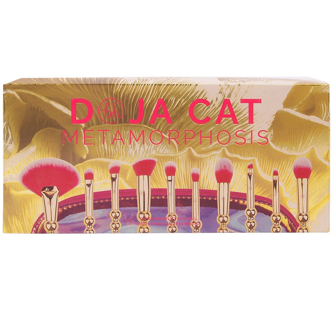 METAMORPHOSIS - 10 Piece Brush Set with Bag