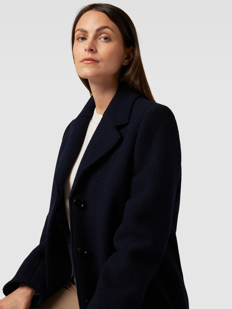 Jacke mit Knopfleiste in marineblau