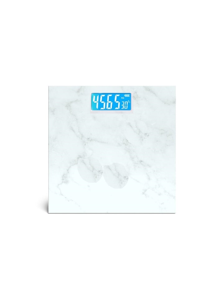 Cheffinger Cheffinger Personenwaage Waage Körperwaage Blau LCD Digital 180kg in Weiß günstig kaufen onesize