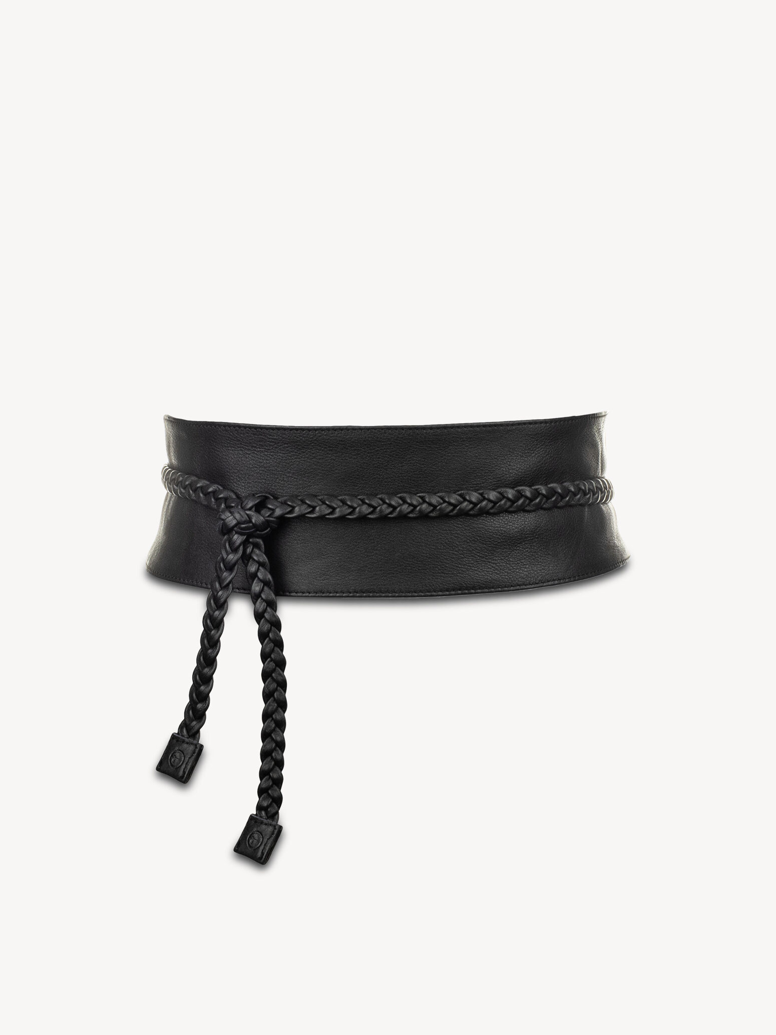 Ceinture de taille en cuir - noir