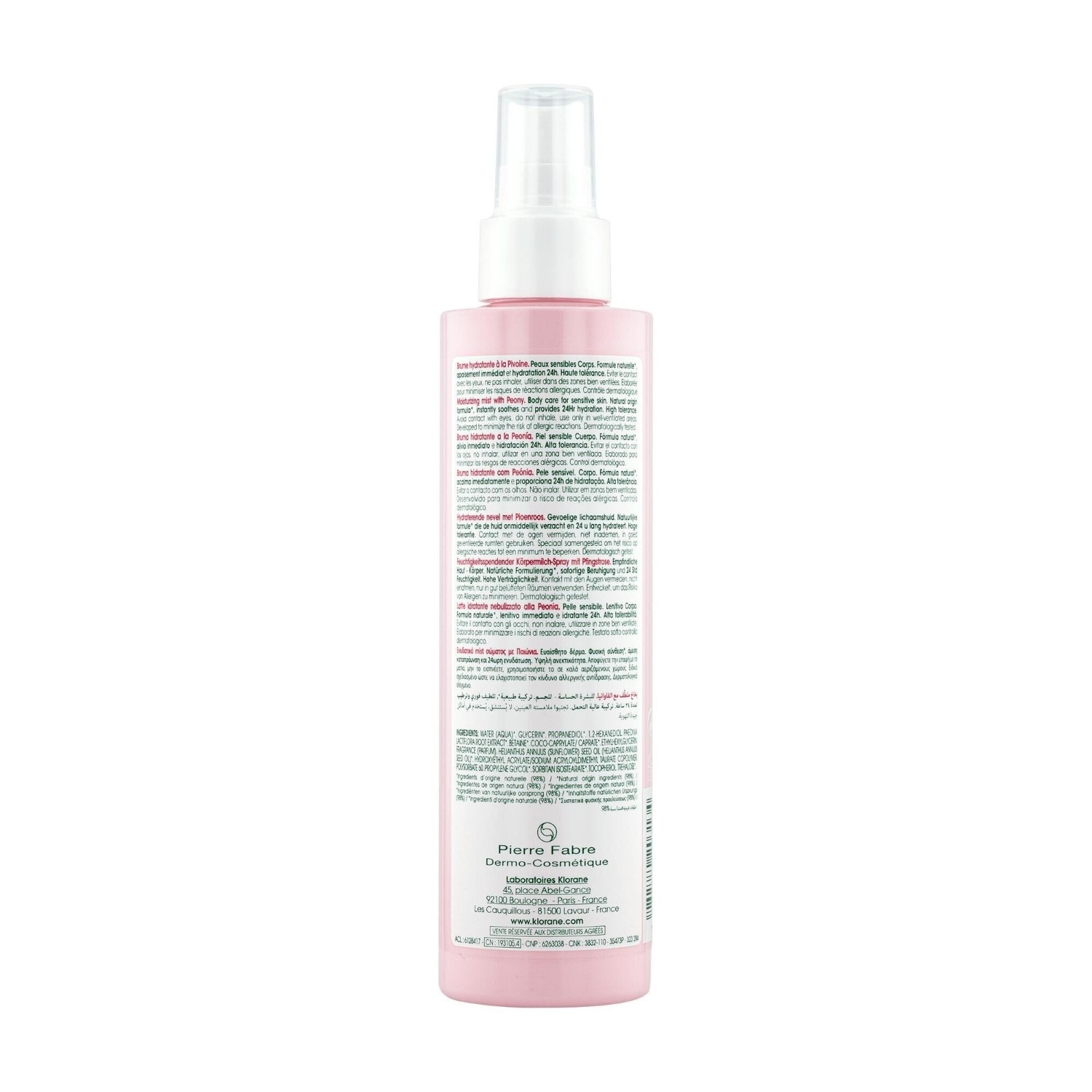 Klorane Peony Hydrating Mist